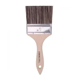 BROCHA CERDA GRIS 1/2" X 3" Mango Madera CONDECORA
