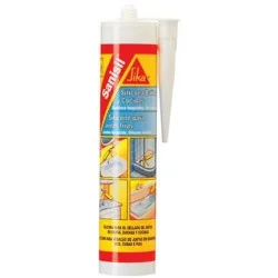 SILICONA SANISIL C/FUNG TRANSP 300ML 609098 SIKA