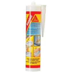 SILICONA SANISIL C/FUNG TRANSP 300ML 609098 SIKA