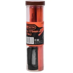LAPIZ CARPINTERO 7 8PC C/SACAPUNTA 298409 TACTIX