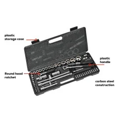 DADO JUEGO 1/4 y 1/2" 52PC 04-32 MM ACC 734453 ONSITE