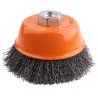 GRATA COPA CONICA AC.ONDUL. 4" M14 2000285 KRESS
