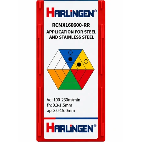 INSERTO REDONDO 16MM/6.35MM RCMX160600-RR HARLIN