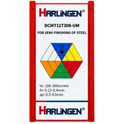 INSERTO ROMBO 55°/11MM/0.8MM DCMT11T308-UM HARLIN
