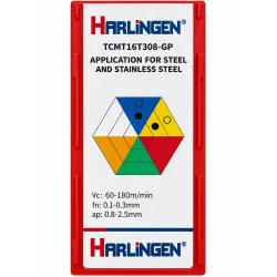 INSERTO TRIANGULAR 07°/16MM/0.8MM TCMT16T308-GP HA