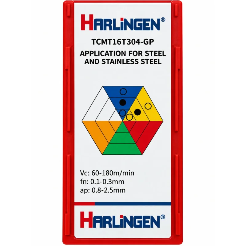 INSERTO TRIANGULAR 07°/16MM/0.MM TCMT16T304-GP HA