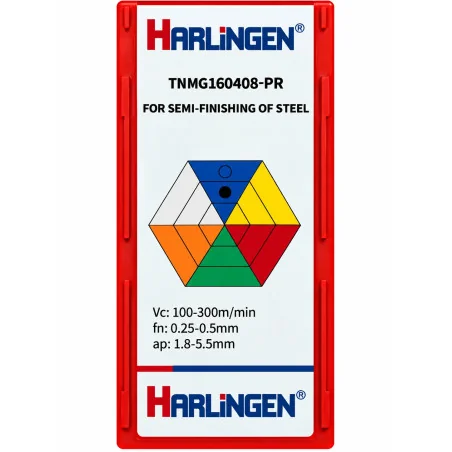 INSERTO TRIANGULAR 60°/16MM/0.8MM TNMG160408 HA