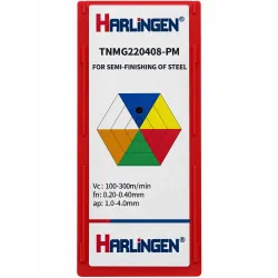 INSERTO TRIANGULAR 60°/22MM/0.8MM TNMG220408 HA