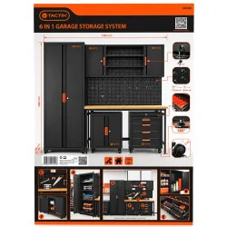 MUEBLE GABINETE ALMACENAMIEN P/TALLER 326328 TACT