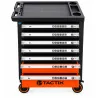 GABINETE METALICO 30" 08 CAJ C/RUDAS 326412 TACTI