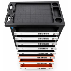 GABINETE METALICO 30" 08 CAJ C/RUDAS 326412 TACTI