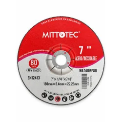 DISCO DESBASTE AC.INOX 7"...