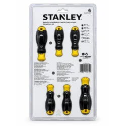 ATORNILLADOR JGO 06PC CUSHION GRIP+/- 66672 STANLE