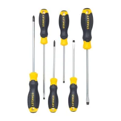ATORNILLADOR JGO 06PC CUSHION GRIP+/- 66672 STANLE